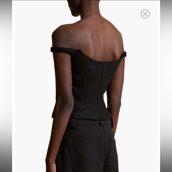 Khaite Audra off the Shoulder Wool Corset size 6 - Picture 6 of 6